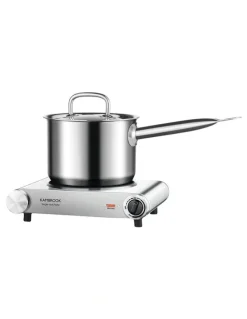 Kambrook Brushed Stainless Steel Single Electric Hotplate KHP110BSS
