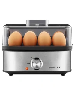 Kambrook 3 Way Egg Cooker Brushed KEG655BSS