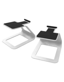 Kanto Kanto SE2W Elevated Desktop Speaker Stands for Small Speakers - Pair, White
