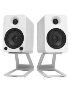 Kanto Kanto SE4W Elevated Desktop Speaker Stands for Midsize Speakers - Pair, White
