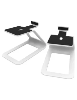 Kanto Kanto SE4W Elevated Desktop Speaker Stands for Midsize Speakers - Pair, White