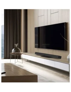 Kanto Kanto S10 Low-Profile Angled Sound Bar and Center Channel Speaker Stand for Home Theater