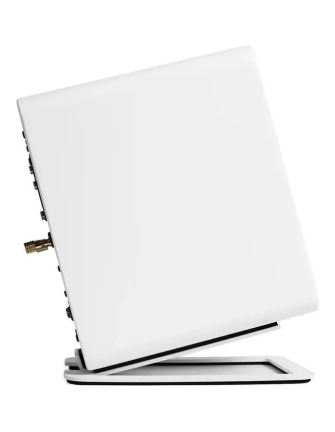 Kanto Kanto S4W Angled Desktop Speaker Stands for Midsize Speakers - Pair, White