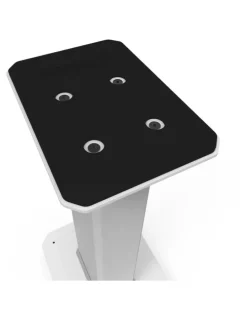 Kanto Kanto SX22W 22 Tall Fillable Speaker Stands with Isolation Feet - Pair, White