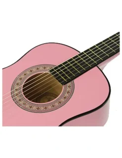 Karrera Acoustic Guitar Ideal Kids Gift 1/2 Size in Pink