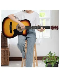 Karrera Acoustic Guitar 38inch in Brown