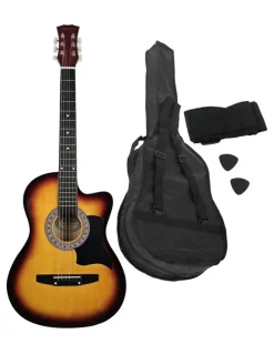 Karrera Acoustic Guitar 38inch in Brown
