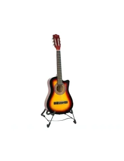 Karrera Childrens Acoustic Cutaway Wooden Guitar Ideal Kids Gift 1/2 Size Sunburst