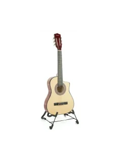 Karrera Childrens Acoustic Cutaway Wooden Guitar Ideal Kids Gift 1/2 Size Natural