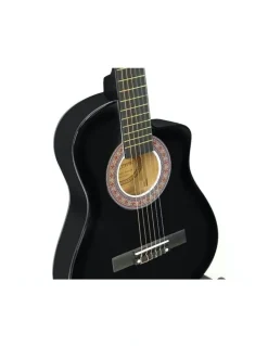 Karrera Childrens Acoustic Cutaway Wooden Guitar Ideal Kids Gift 1/2 Size Red