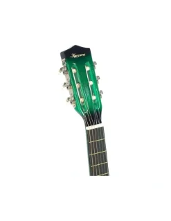 Karrera Childrens Acoustic Cutaway Wooden Guitar Ideal Kids Gift 1/2 Size Green