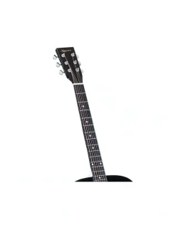 Karrera 40in Acoustic Cutaway Guitar Bag Strings Picks Carry Bag Winder Black