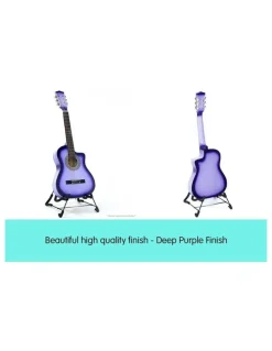Karrera Purple Childrens Acoustic Guitar Ideal Kids Gift 1/2 Size