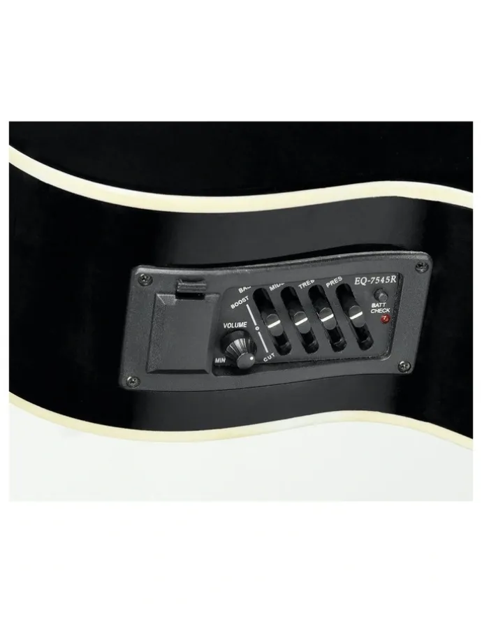 Karrera 4 String Acoustic Bass Guitar Electric Pickup 4 Band Equalizer Black