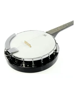 Karrera 5 String Bluegrass Resonator Banjo Gloss Black