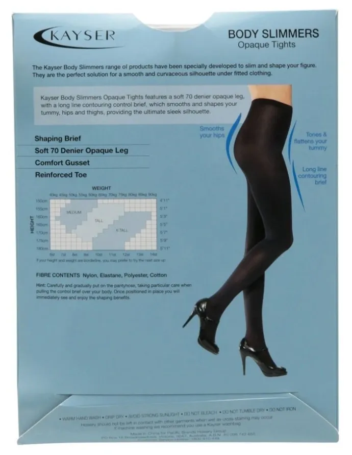 Kayser Bodyslimmers Opaque Tights H10888 in Black