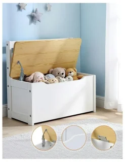 Keezi Activity Table & Storage Bench & Chair Set in Natural