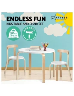Keezi Keezi Kids Table and Chair Set Study Desk