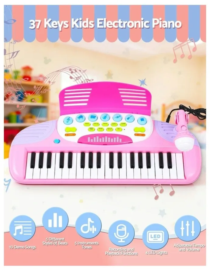 Keezi 37 Keys Piano Keyboard