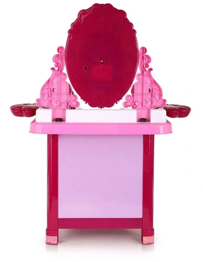 Keezi Kids Pretend Makeup Play Set Dressing Table Chair Girls Toys Children