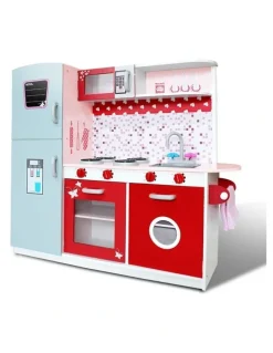Keezi Kitchen Play Set Pretend Cooking in Multi