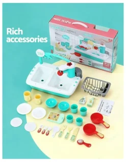 Keezi Play Pretend Sink Dishwasher Toys