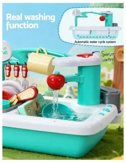 Keezi Play Pretend Sink Dishwasher Toys