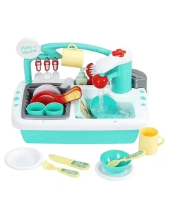 Keezi Play Pretend Sink Dishwasher Toys