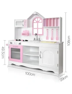 Keezi Wooden Kitchen Play Set
