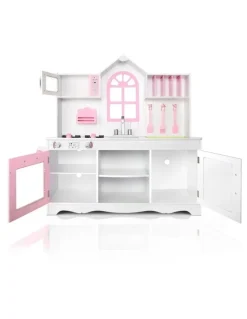 Keezi Wooden Kitchen Play Set