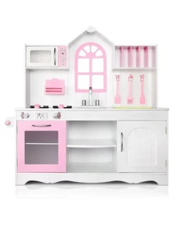 Keezi Wooden Kitchen Play Set