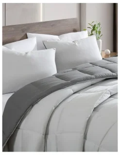 Kenneth Cole Home Solutions 3pc Comforter Set Grey Queen/King