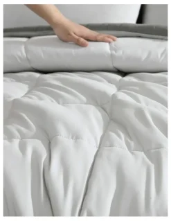 Kenneth Cole Home Solutions 3pc Comforter Set Grey Queen/King