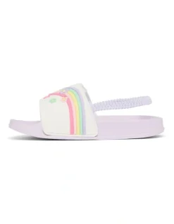 Kicks Kenna Spring Slide Beach Sandals in Lilac