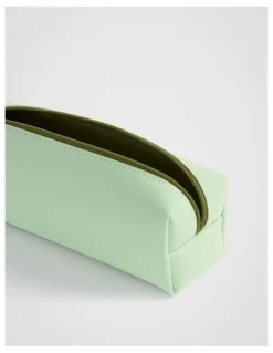 kikki.K Kolour Luxe Pouch in Matcha