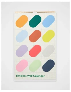 kikki.K Timeless Wall Calendar in Assorted