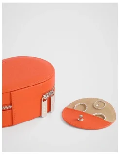 kikki.K Traveller Jewellery Case in Tangelo