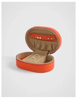 kikki.K Traveller Jewellery Case in Tangelo