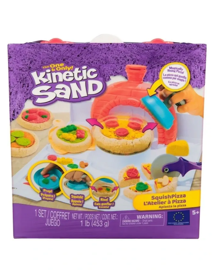 Kinetic Sand Squish Pizza
