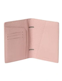 Kinnon Earle Passport Holder in Blush