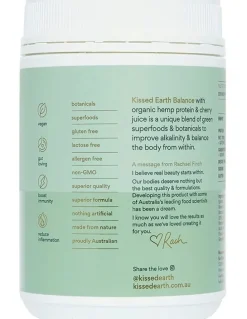 Kissed Earth Balance Alkalising Greens 240g Supplement