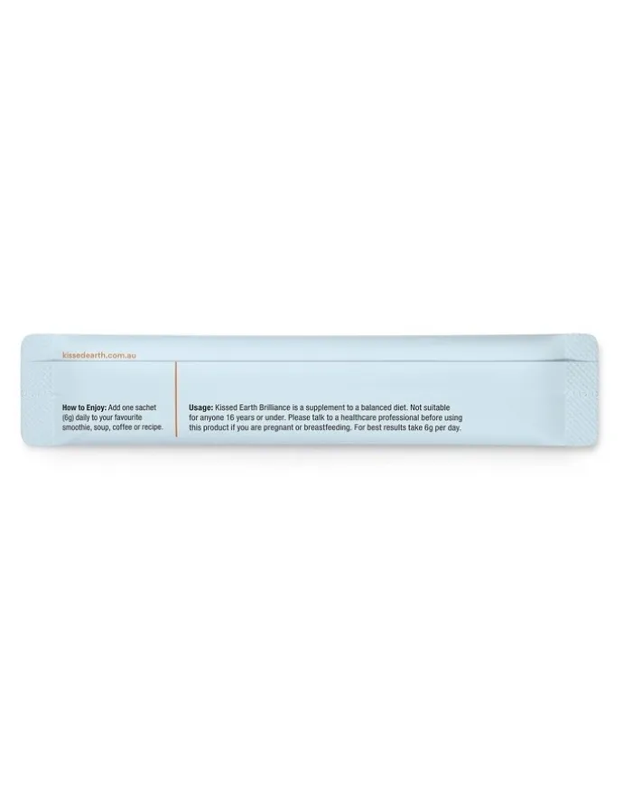 Kissed Earth Brilliance Collagen Unflavoured Supplement (30 x 6g Sachets)