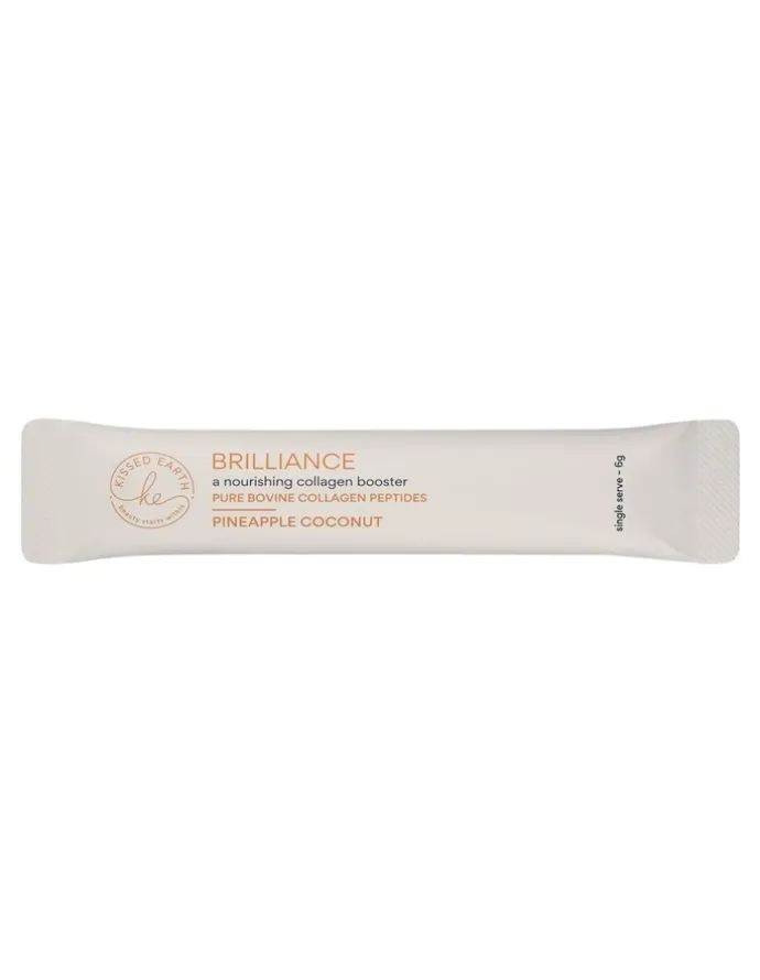 Kissed Earth Brilliance Collagen Pineapple Coconut Supplement 180g