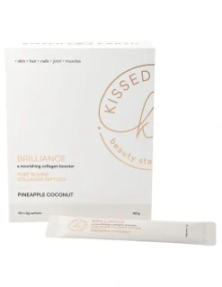 Kissed Earth Brilliance Collagen Pineapple Coconut Supplement 180g