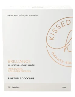 Kissed Earth Brilliance Collagen Pineapple Coconut Supplement 180g