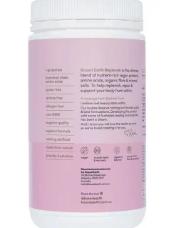 Kissed Earth Replenish Vegan Protein Chocolate 500g Supplement