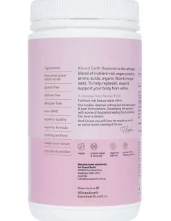Kissed Earth Replenish Vegan Protein Vanilla 500g Supplement