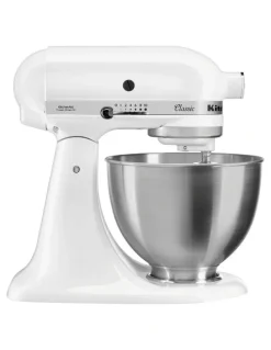 KitchenAid Classic Stand Mixer in White 5KSM45AWH