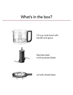 KitchenAid 3.5 Cup Mini Chopper in Empire Red 5KFC3516AER