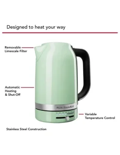KitchenAid Electric Kettle 1.7L in Pistachio 5KEK1701APT